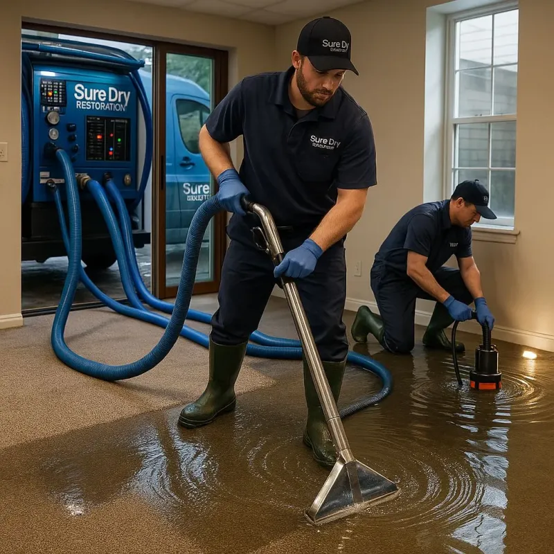 Water Extraction and Removal process in Milledgeville, GA